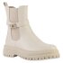 Damen Biker Boots in Beige