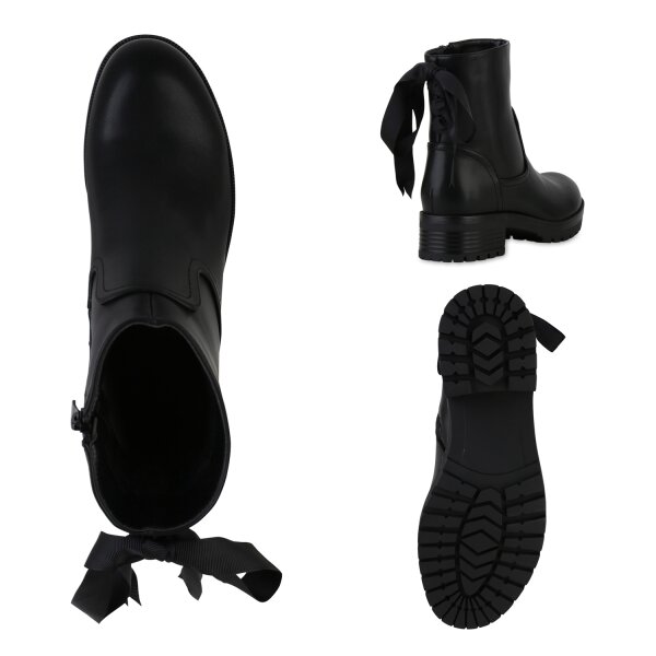 Damen Klassische Stiefeletten in Schwarz