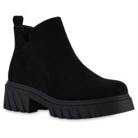 Damen Klassische Stiefeletten in Schwarz