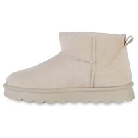 Damen Winter Boots in Beige