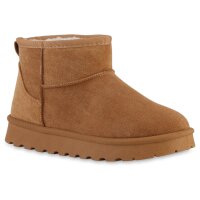 Damen Winter Boots in Hellbraun