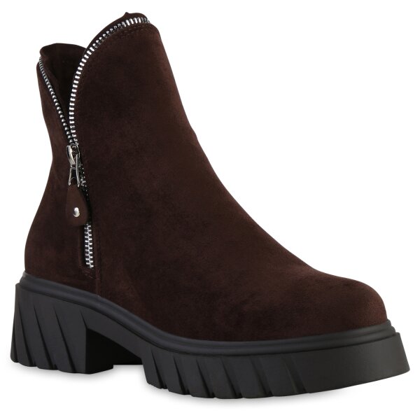 Damen Klassische Stiefeletten in Braun