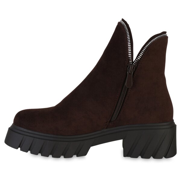 Damen Klassische Stiefeletten in Braun