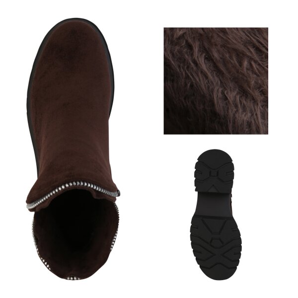 Damen Klassische Stiefeletten in Braun