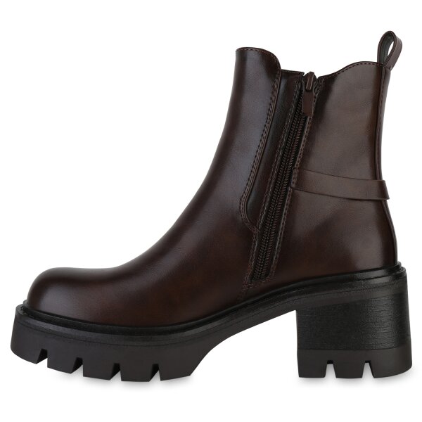 Damen Klassische Stiefeletten in Braun