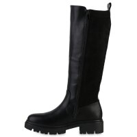 Damen Klassische Stiefel in Schwarz