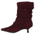 Damen Klassische Stiefeletten in Burgund