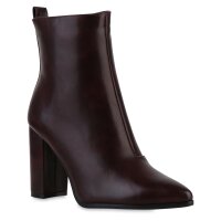 Damen Klassische Stiefeletten in Burgund