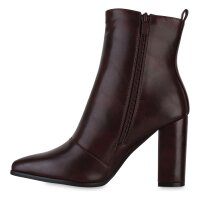 Damen Klassische Stiefeletten in Burgund