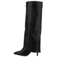 Damen Klassische Stiefel in Schwarz
