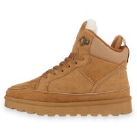 Damen Sneaker High in Hellbraun