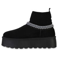 Damen Winter Boots in Schwarz
