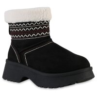 Damen Winter Boots in Schwarz