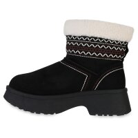 Damen Winter Boots in Schwarz