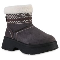 Damen Winter Boots in Grau