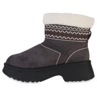 Damen Winter Boots in Grau
