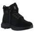 Damen Worker Boots in Schwarz