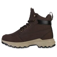 Damen Worker Boots in Braun