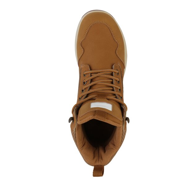 Damen Worker Boots in Hellbraun