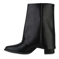 Damen Cowboy Boots in Schwarz
