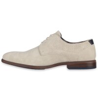 Herren Klassische Schnürer in Beige