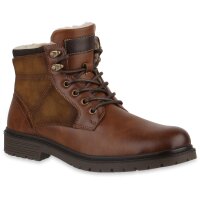 Herren Worker Boots in Braun