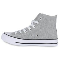 Damen Sneaker high in Hellgrau