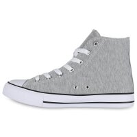 Herren Sneaker high in Hellgrau