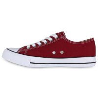Herren Sneaker low in Dunkelrot