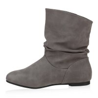 Damen Schlupfstiefeletten in Grau