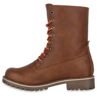 Damen Schnürstiefeletten in Braun