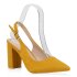 Damen Slingpumps in Gelb