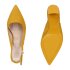Damen Slingpumps in Gelb