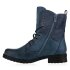 Damen Schnürstiefeletten in Blau
