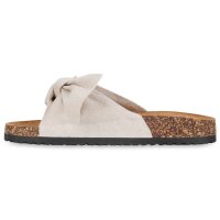 Damen Pantoletten in Creme