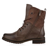 Damen Schnürstiefeletten in Khaki