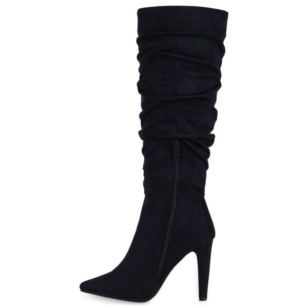 Damen High Heels in Dunkelblau