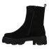 Damen Plateau Boots in Schwarz