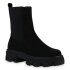 Damen Plateau Boots in Schwarz