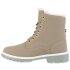 Damen Worker Boots in Grau