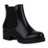 Damen Chelsea Boots in Schwarz