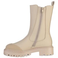 Damen Plateaustiefel in Beige