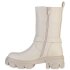 Damen Plateau Boots in Beige