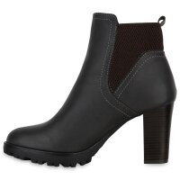 Damen Chelsea Boots in Grau