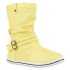 Damen Schlupfstiefel in Gelb