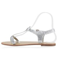 Damen Zehentrenner in Silber