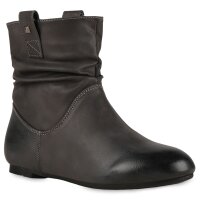 Damen Schlupfstiefeletten in Grau