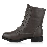 Damen Schnürstiefeletten in Grau