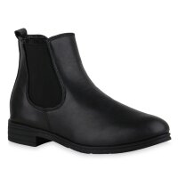 Damen Chelsea Boots in Schwarz