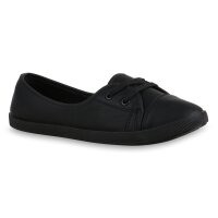 Damen Sportliche Ballerinas in Schwarz